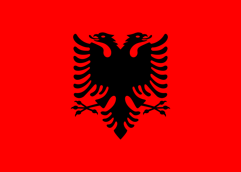Länderflagge Albanien