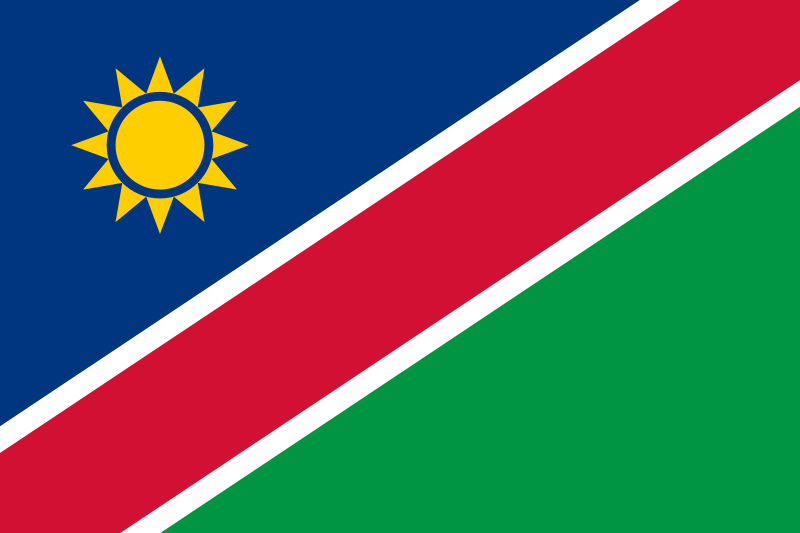 Länderflagge Namibia