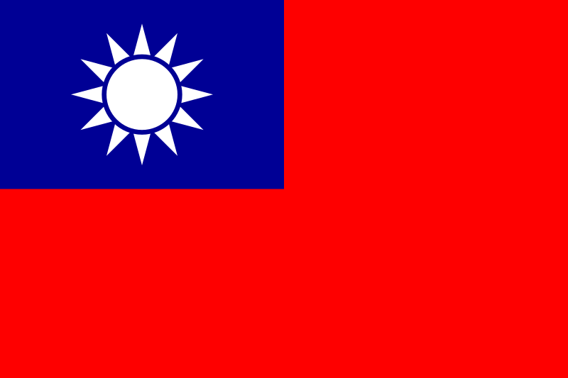 Länderflagge Taiwan